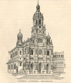 Sacramento cathedral, 1888f