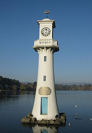 Scott Memorial, Roath Park Lake, Cardiff