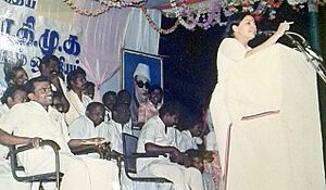 Sedapatti Muthiah with J.Jayalalitha