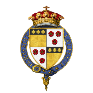 Shield of arms of James Graham, 3rd Duke of Montrose, KG, KT, PC
