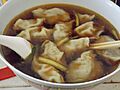 Spring soup dumplings (陽春湯餃)