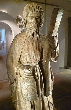 St. Andrew carving, c.1500