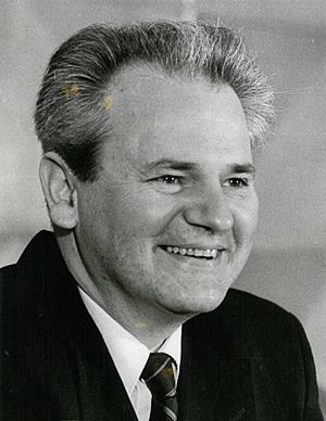 Stevan Kragujevic, Slobodan Milosevic, portret.jpg