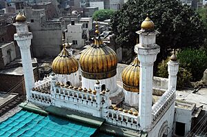 Sunehri masjid top view 2