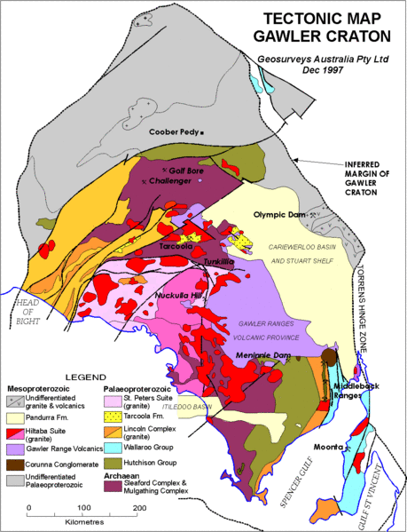 Tectonic Map of Grawler Craton