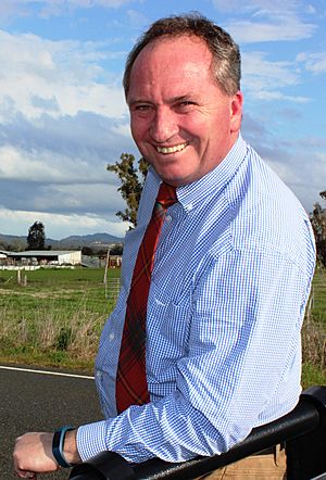 The Member for New England, Barnaby Joyce (cropped)