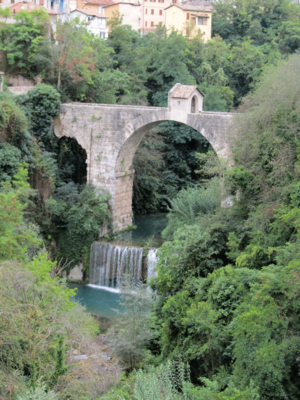 Torrente Castellano ponte di Cecco Ascoli Piceno