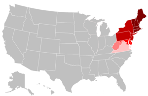 US Northeastern states