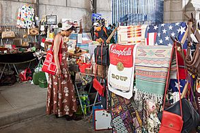 Vendor display at Brooklyn Flea
