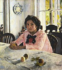 Walentin Alexandrowitsch Serow Girl with Peaches