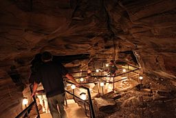 Walk down in Laurel Caverns.jpg
