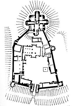 Warkworth Castle plan