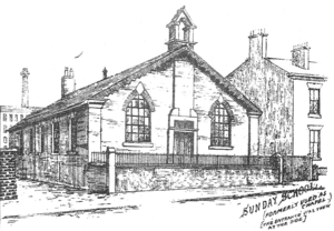 Westwood Moravian Church - 1869 building