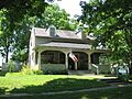 William Walker, Jr. House in Upper Sandusky with sunlight