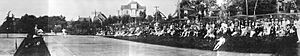 1920s Cromarty Tennis Club Panorama