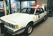 1986 Chevrolet Celebrity Police Car-Phoenix Police Museum