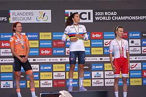 2021 WK Vlaanderen women elite podium 3