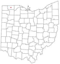 Location of Advance, Ohio
