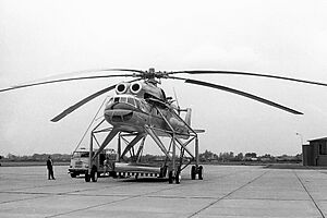 Aeroflot Mil Mi-10 at Groningen Airport