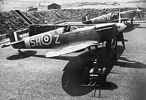 Aircraft of the Royal Air Force, 1939-1945- Supermarine Spitfire. CH5756