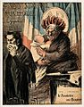 An old wet nurse; symbolising France as nanny-state and publ Wellcome V0011830