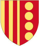 Arms of Elisenda of Montcada, Queen of Aragon