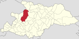 Location in Maramureș County