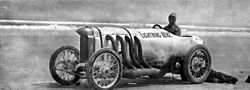 Barney Oldfield in the "Lightning Benz" - Rc06258