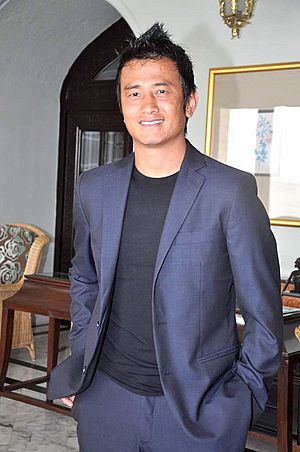 Bhaichung Bhutia at the NDTV Marks for Sports event 21.jpg