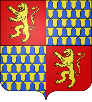 Blason ville fr Saint-Savin (Gironde)