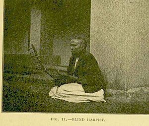 Blind Baganda Harpist
