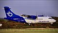 Blue Islands ATR-42 in new livery