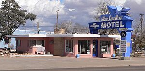 Blue Swallow Motel from SW 2