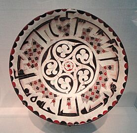 Bowl, Iran or Afghanistan, 10th century AD, earthenware painted under glaze - Freer Gallery of Art - DSC05262