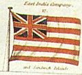 British East India Company Flag from Laurie