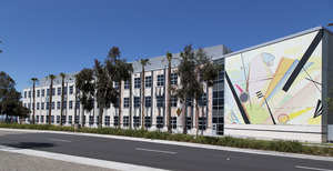 California NanoSystems Institute (CNSI) building with mural at the University of California, Santa Barbara, Goleta, California LCCN2013632013