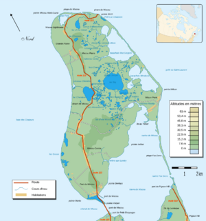 Carte Miscou
