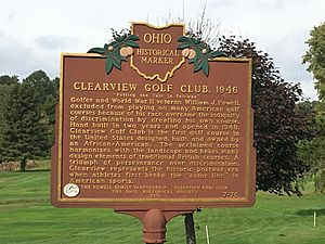 Clearview Golf Club Historic Sign