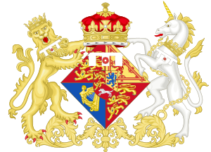 Coat of Arms of Charlotte Augusta of Wales
