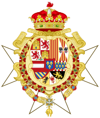 Coat of Ferdinand VI of Spain as Infante
