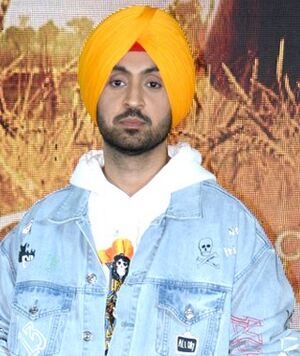 Diljit Dosanjh grace the media meet of Phillauri 4 (cropped).jpg