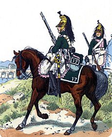 Dragons français du 17e régiment, 1812