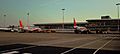 EASYJET AIRBUS A319 AND A320 AND A RYANAIR BOEING 737-800 AT LIVERPOOL JOHN LENNON AIRPORT JULY 2013 (9228530699)
