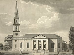 Elevation of the Church at Horbury near Wakefield by T. Malton 1791