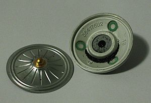 Ericsson carbon microphone opened
