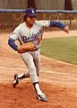 Fernando Valenzuela in bullpen