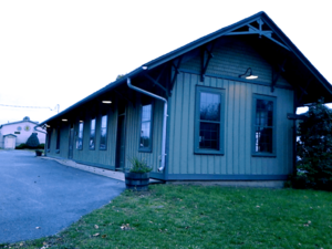 Front View of Holland Patent Railroad Station
