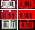 GTIN Barcodes of coke bottles - what you see and what the barcode scanner see 2 IMG 2908 2913 2919