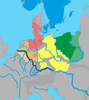 Germanic dialects ca. AD 1