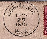 Gormania WV Postmark